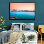 Dubai Marina Skyline Wall Art