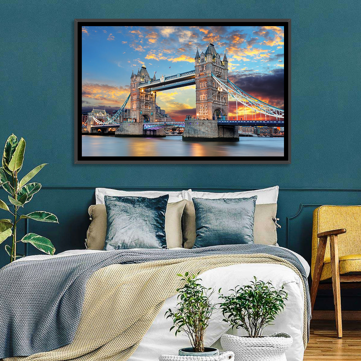 Tower Bridge at Sunset Wall Art