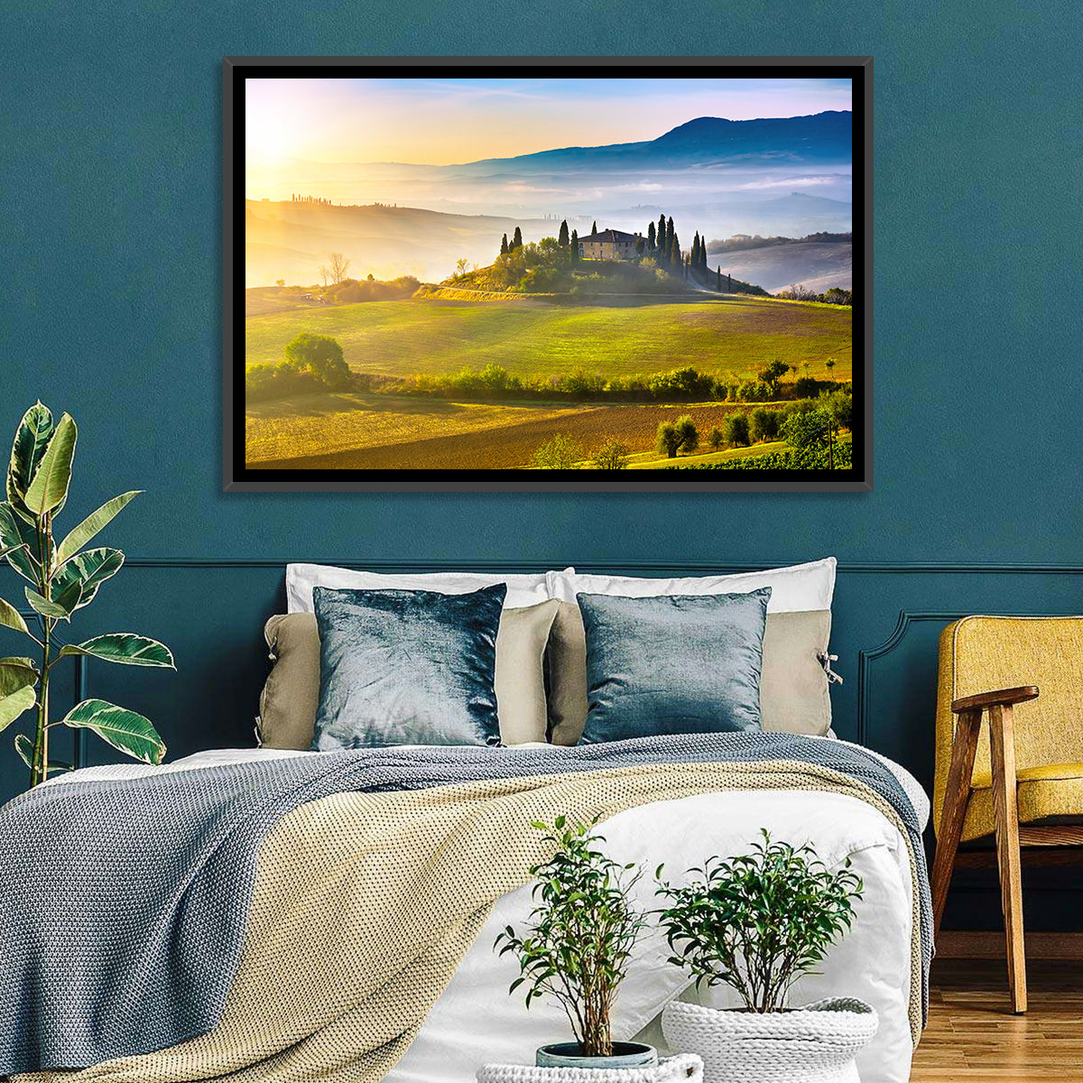 Tuscan Morning Landscape Wall Art