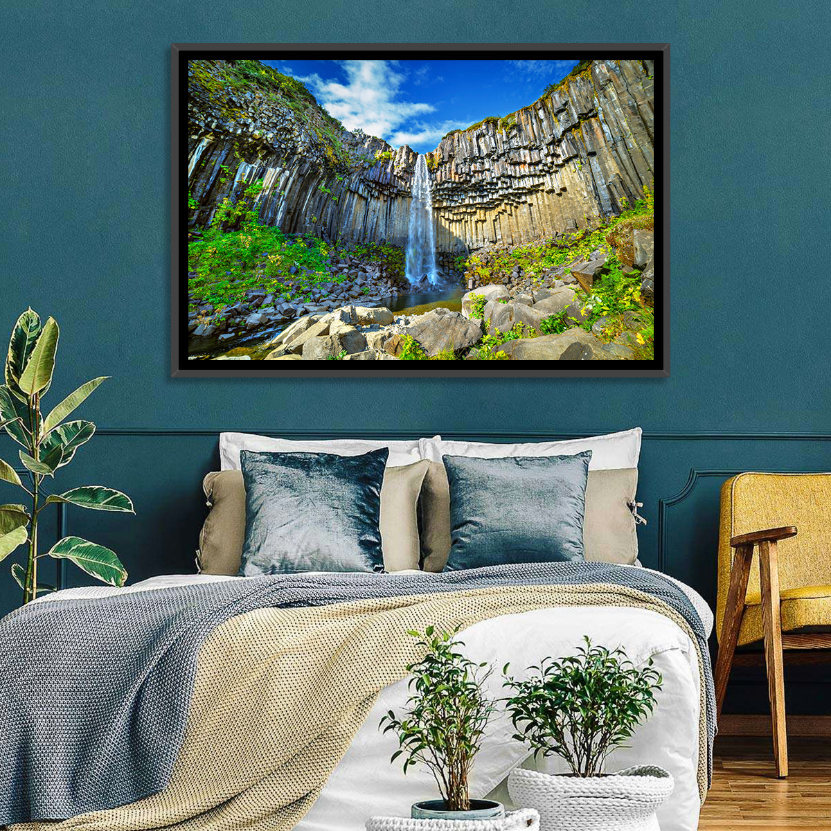 Svartifoss Basalt Falls Wall Art