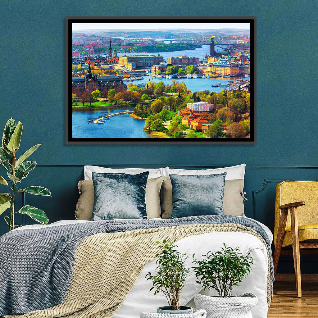 Gamla Stan Waterfront Wall Art