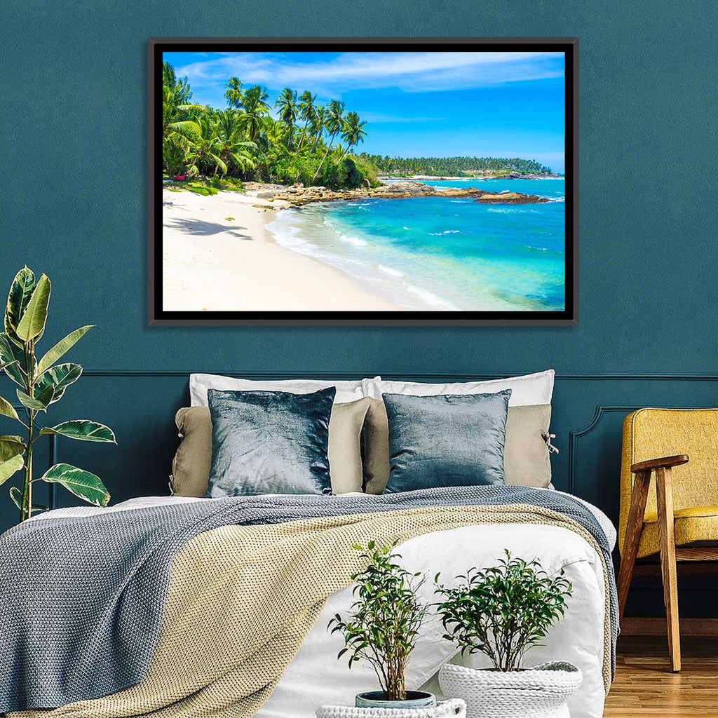 Sri Lanka Tropical Beach Wall Art