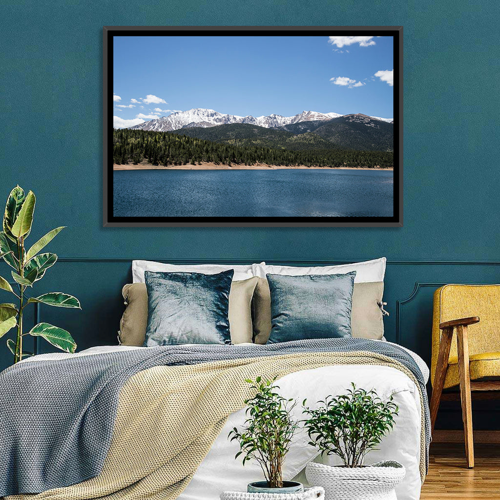 Pikes Peak from Crystal Lake Wall Art