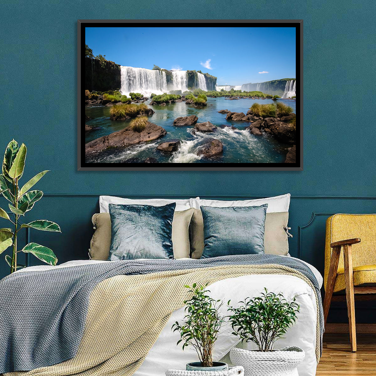 Iguazu River and Falls, Foz Do Iguaçu Wall Art