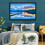 Santeetlah Lake at Golden Hour Wall Art