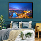 Berlin Skyline at Twilight Wall Art