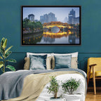 Anshun Bridge at Twilight Wall Art