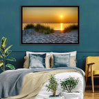 Lake Michigan Sunset Dunes Wall Art