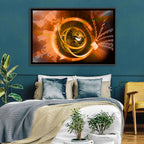 Digital Connectivity Globe Wall Art
