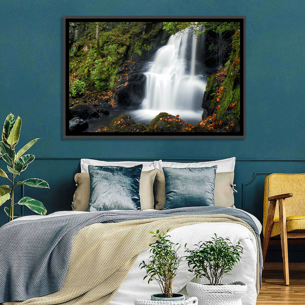 Autumn Waterfall in Tobermory Wall Art