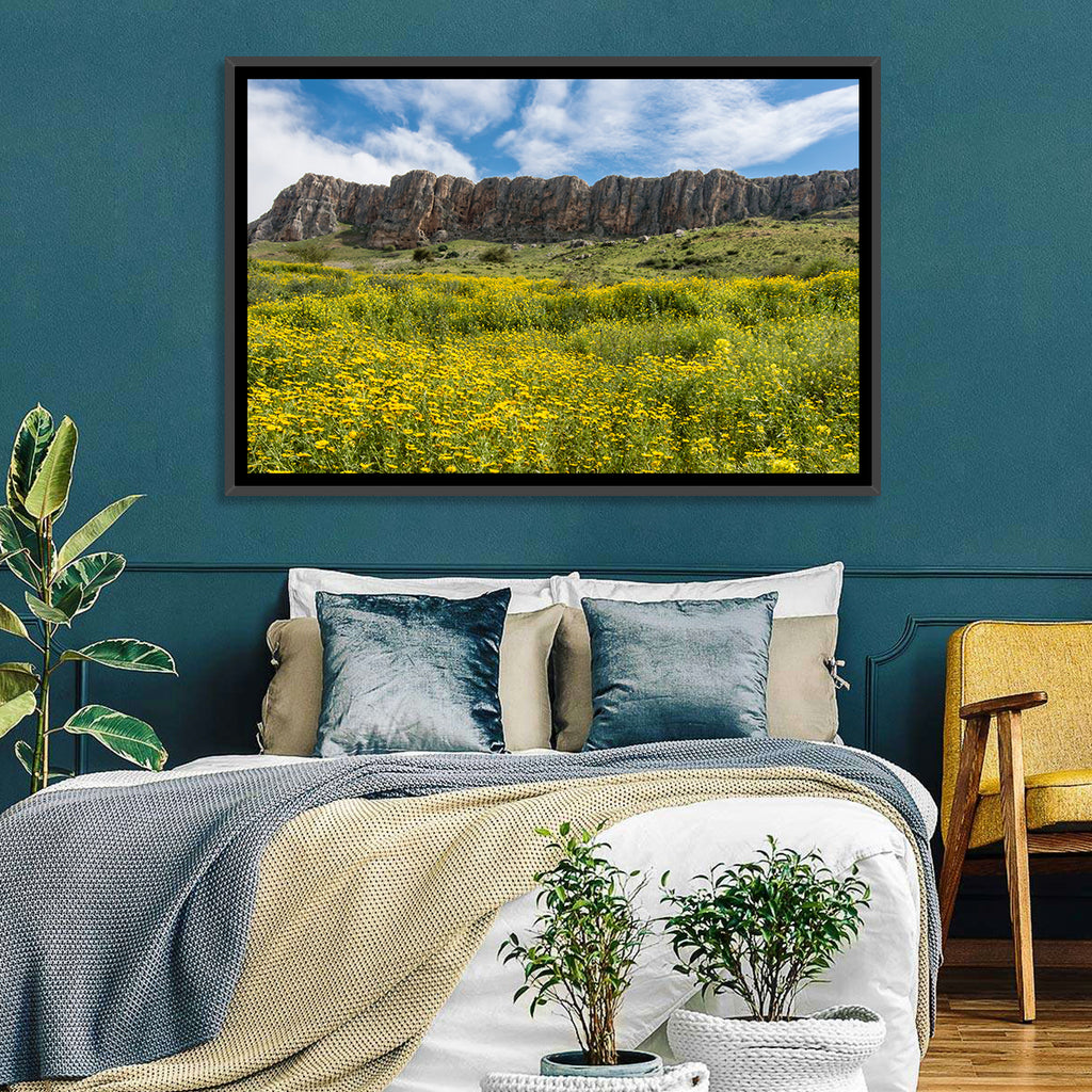 Mount Arbel Wildflower Meadow Wall Art