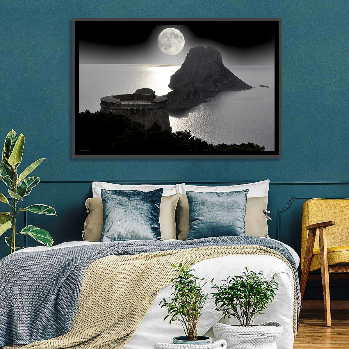 Pirates Tower Moonlit Watchtower, Ibiza Wall Art
