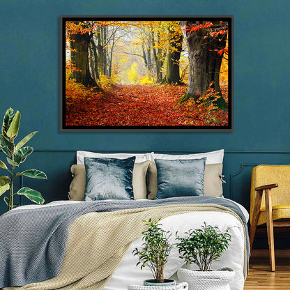 Autumn Forest Path Wall Art