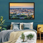 Birmingham Skyline at Golden Hour Wall Art