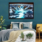 Bruarfoss Multi Tier Waterfall Wall Art