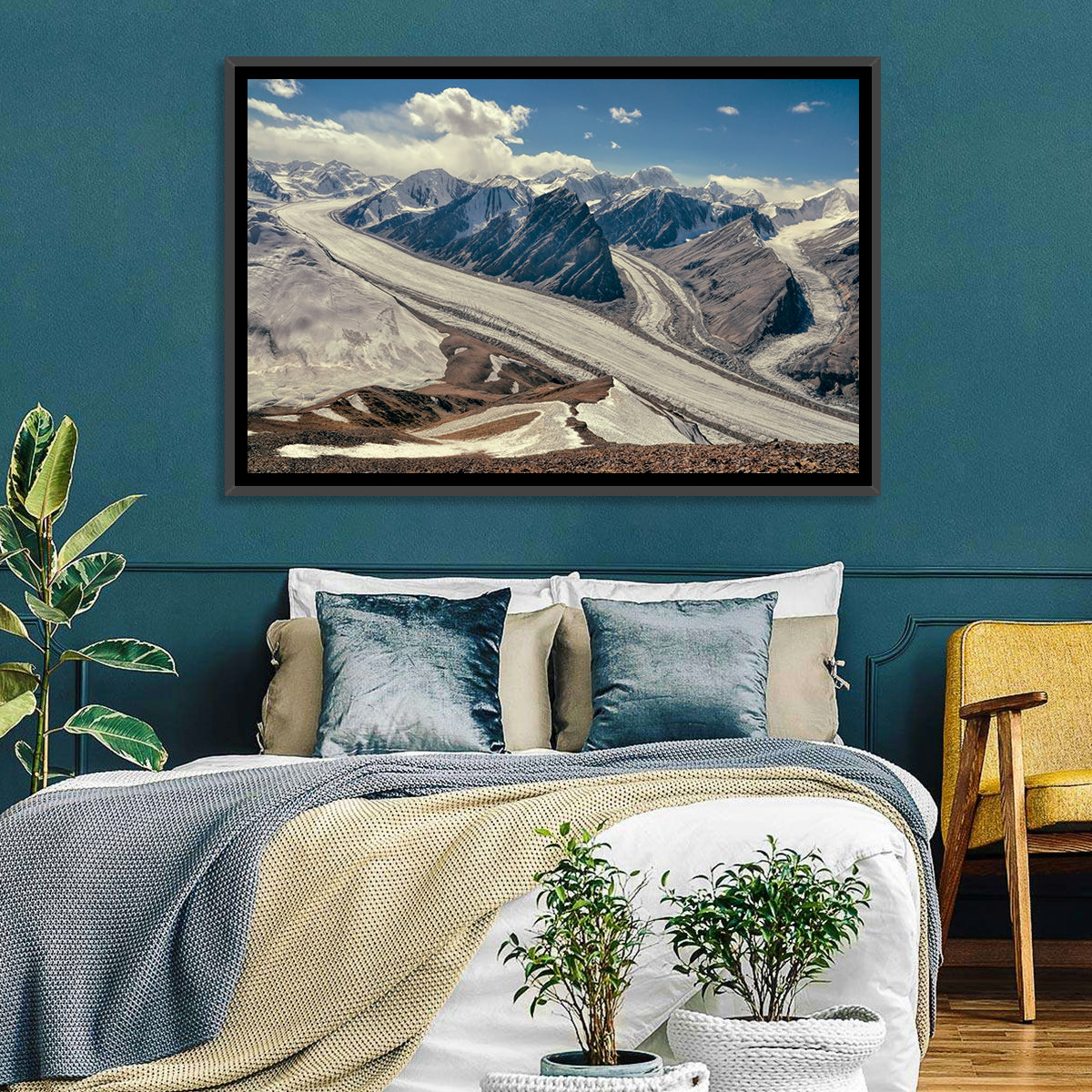 Fedchenko Glacier Vista Wall Art