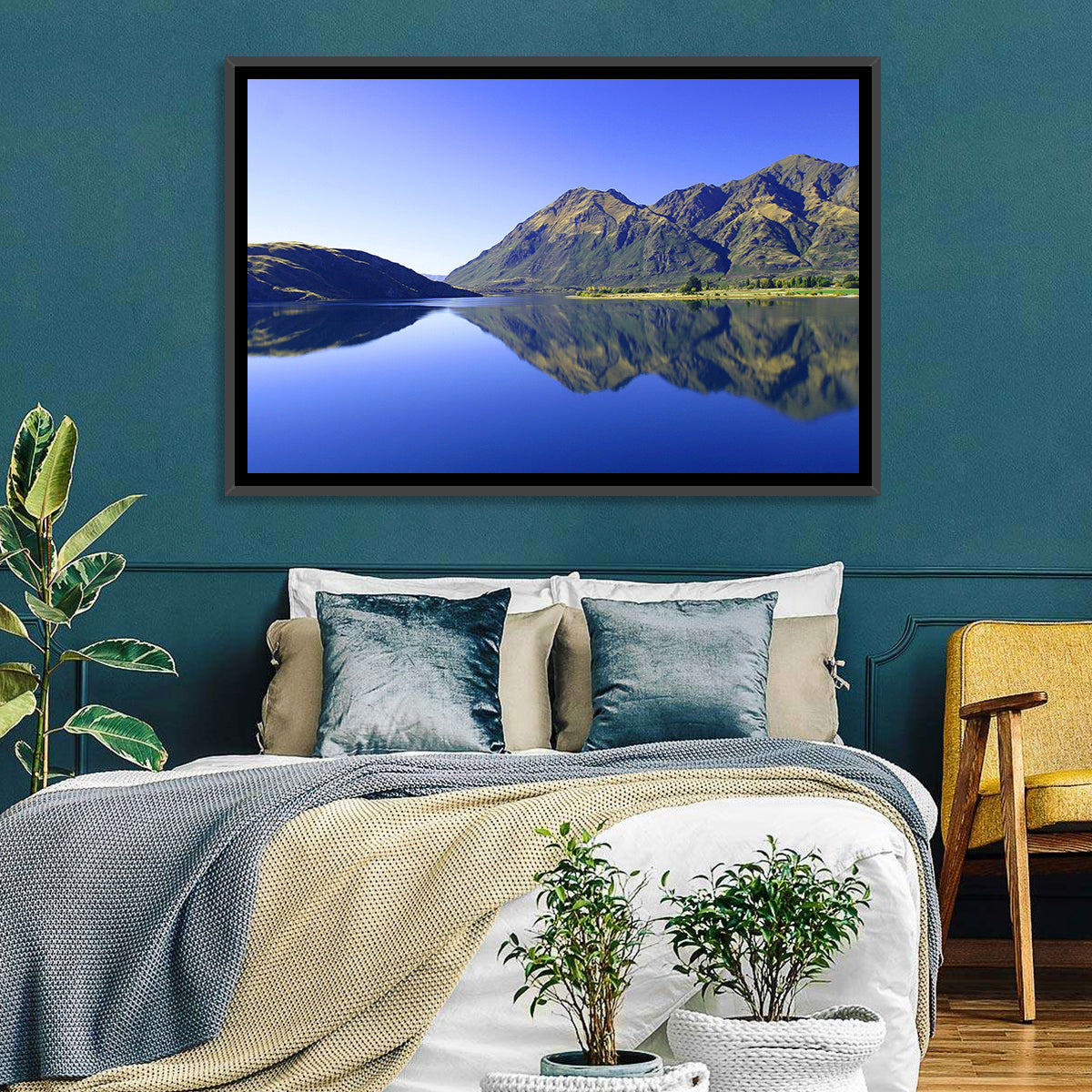 Lake Hawea Mirror Reflection Wall Art