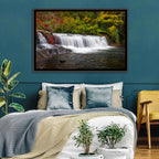 Blue Ridge Autumn Waterfall Wall Art
