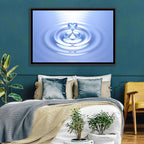 Heart-shaped Water Droplet Wall Art