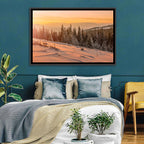 Hoverla Snowfield at Sunset Wall Art