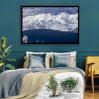 Lake Sevan Aerial Winter View Wall Art