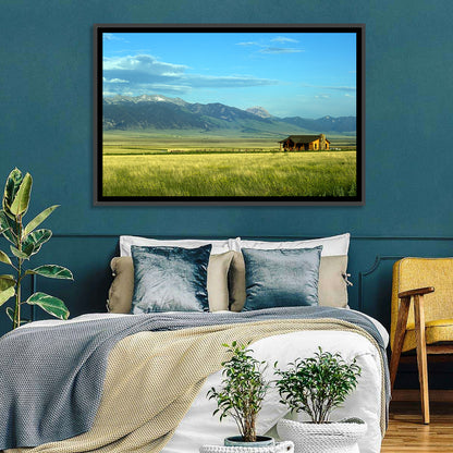 Montana Mountains Ranch Wall Art