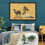 Giza Camel Silhouette Wall Art