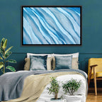 Diagonal Chiffon Layers Wall Art