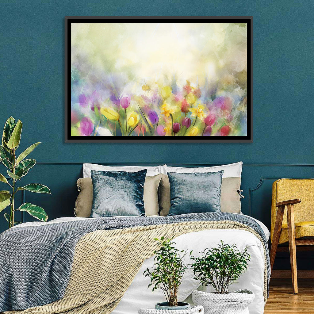Soft Focus Tulip Meadow Wall Art