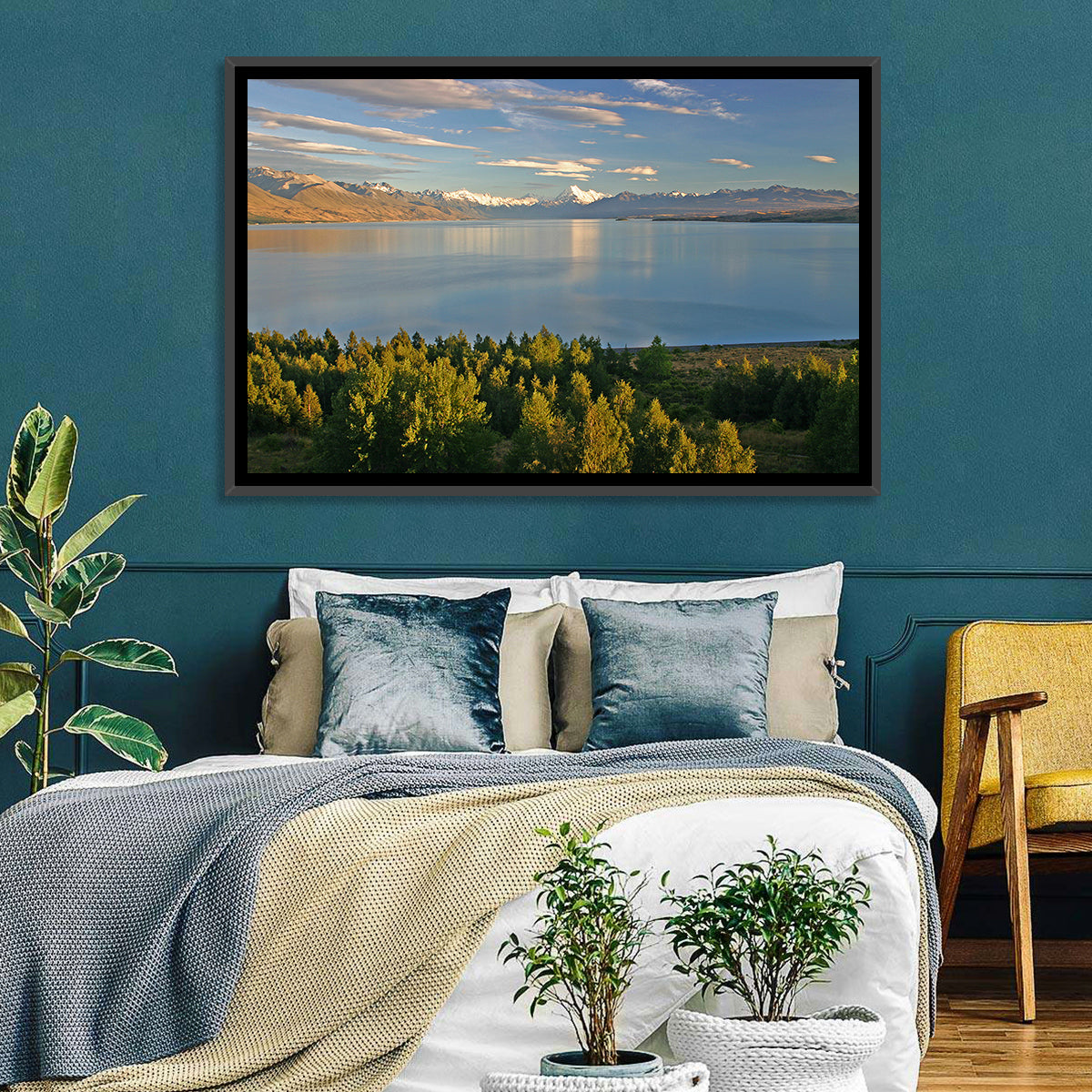 Lake Pukaki Reflections with Mount Cook Wall Art