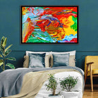 Palette Knife Color Study Wall Art