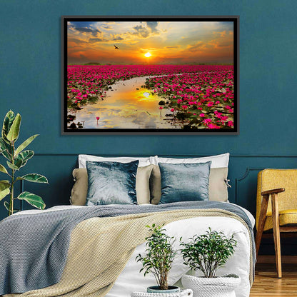 Lotus Flowers Wall Art