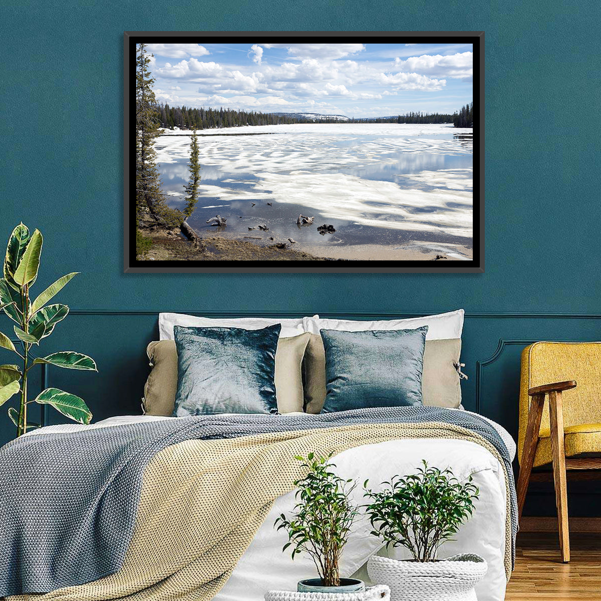 Lost Lake Reflections, Utah Wall Art in a room, landscape