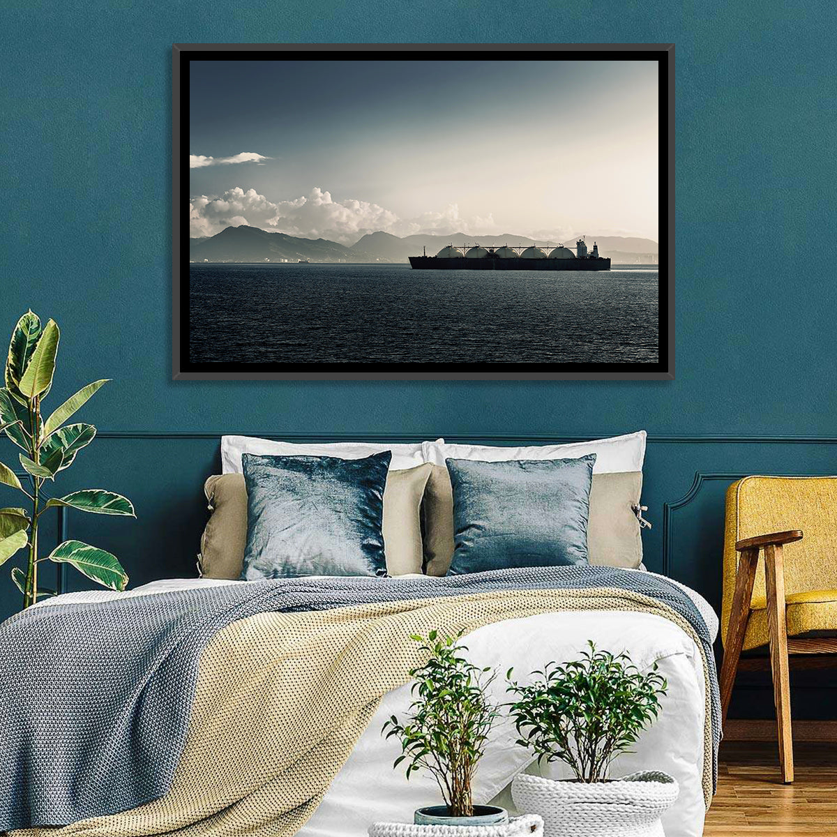 Natural Gas Carrier Ship Wall Art