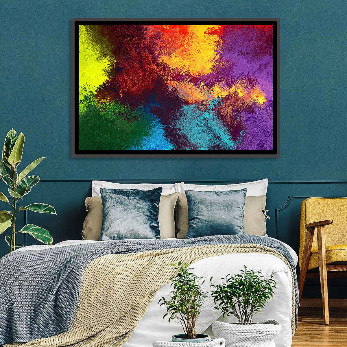 Sparkling Colors Abstract Wall Art