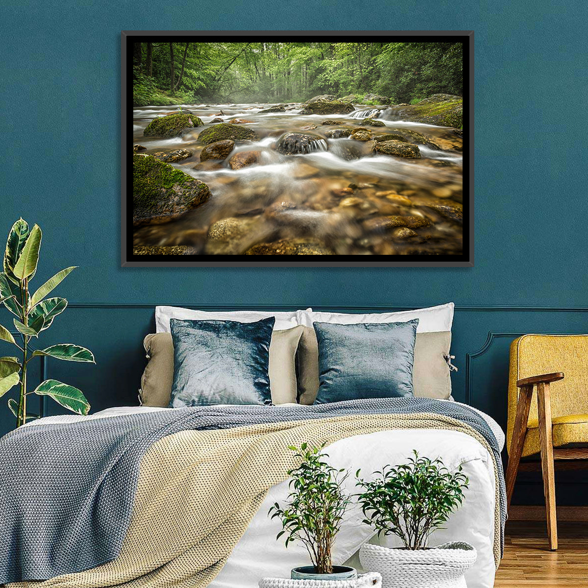 Forest Creek, North Carolina Wall Art in a room, landscape
