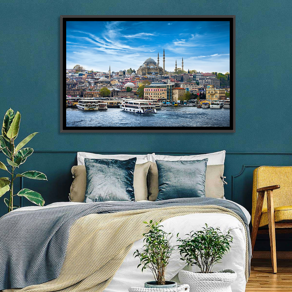 Süleymaniye Mosque Over Golden Horn Wall Art