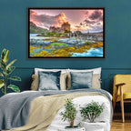 Eilean Donan Castle at Sunset Wall Art