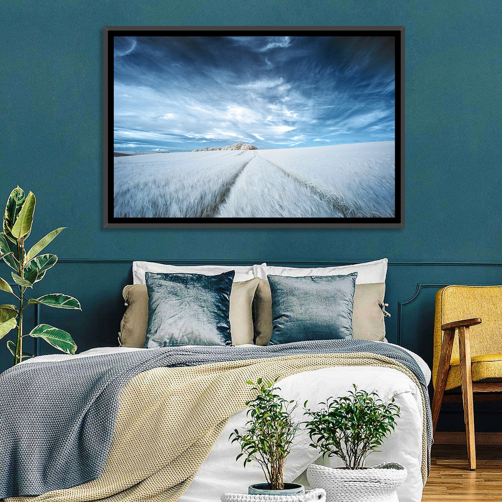 Surreal Infrared Grain Field Wall Art