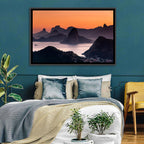 Sugarloaf and Corcovado at Sunset Wall Art