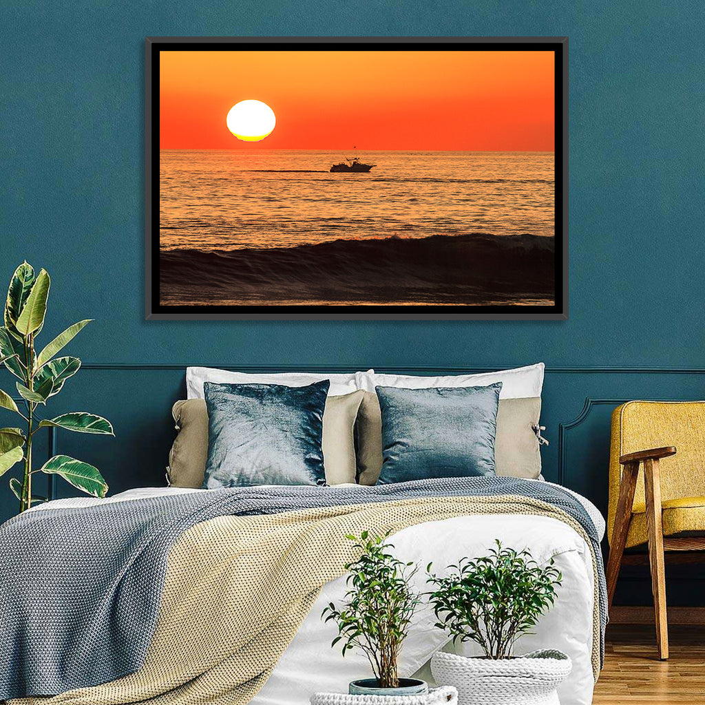Oceanside Beach California Sunset Wall Art