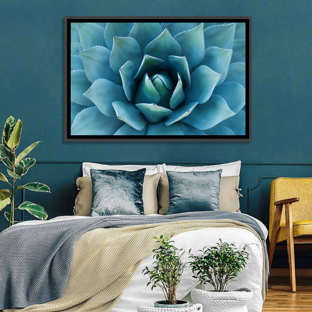Spiral Agave Macro Wall Art