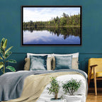 Peck Lake Shoreline Reflection Wall Art