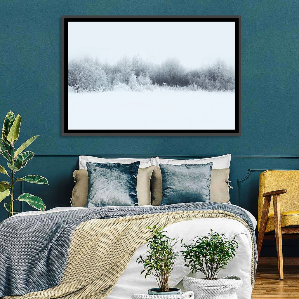 Frosted Winter Forest Wall Art