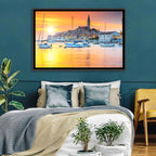 Rovinj Harbor at Sunset Wall Art