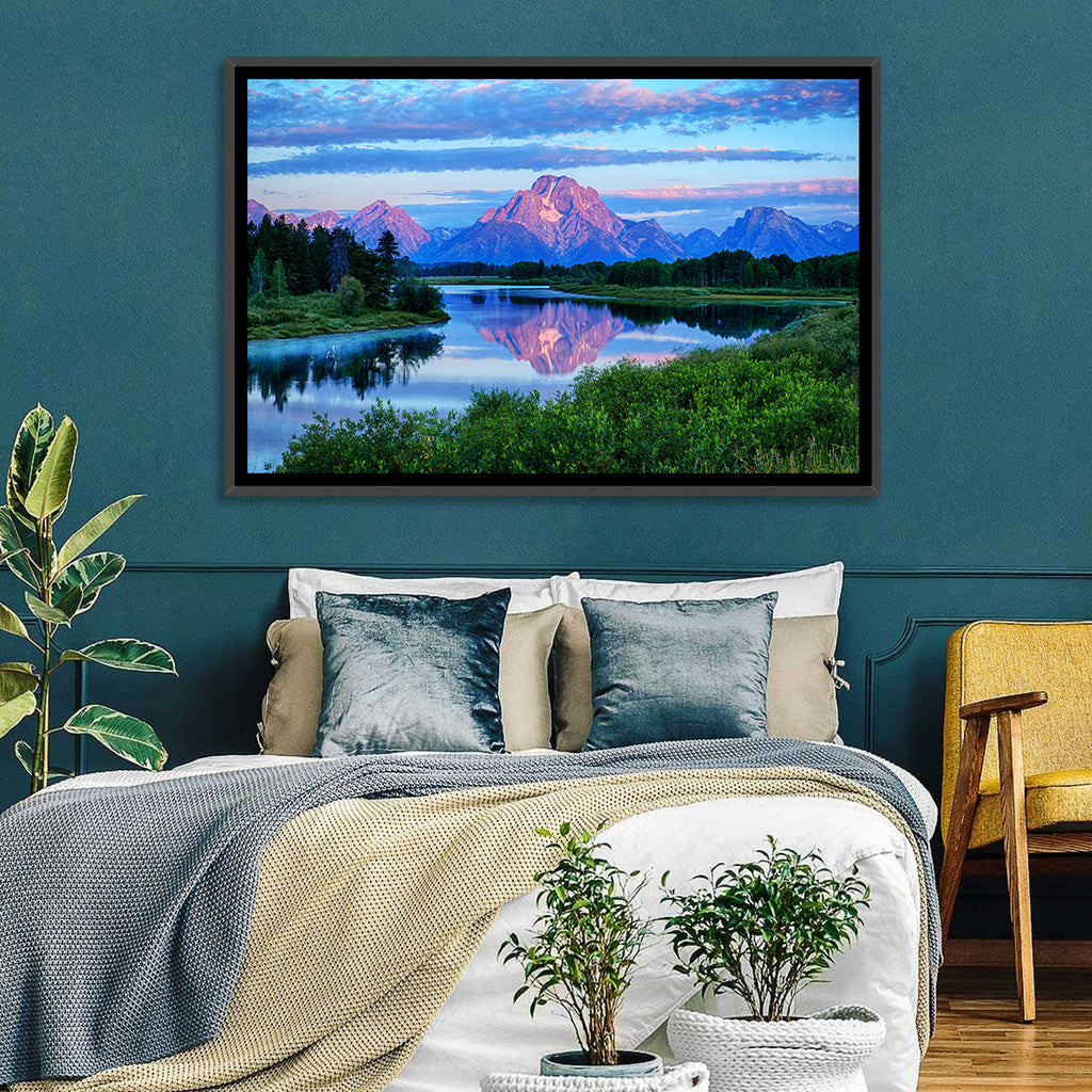 Oxbow Bend Dawn Reflection Wall Art