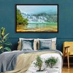 Ban Gioc Waterfalls Misty Morning Wall Art