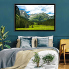 Arnibach Valley Summer Meadow Wall Art
