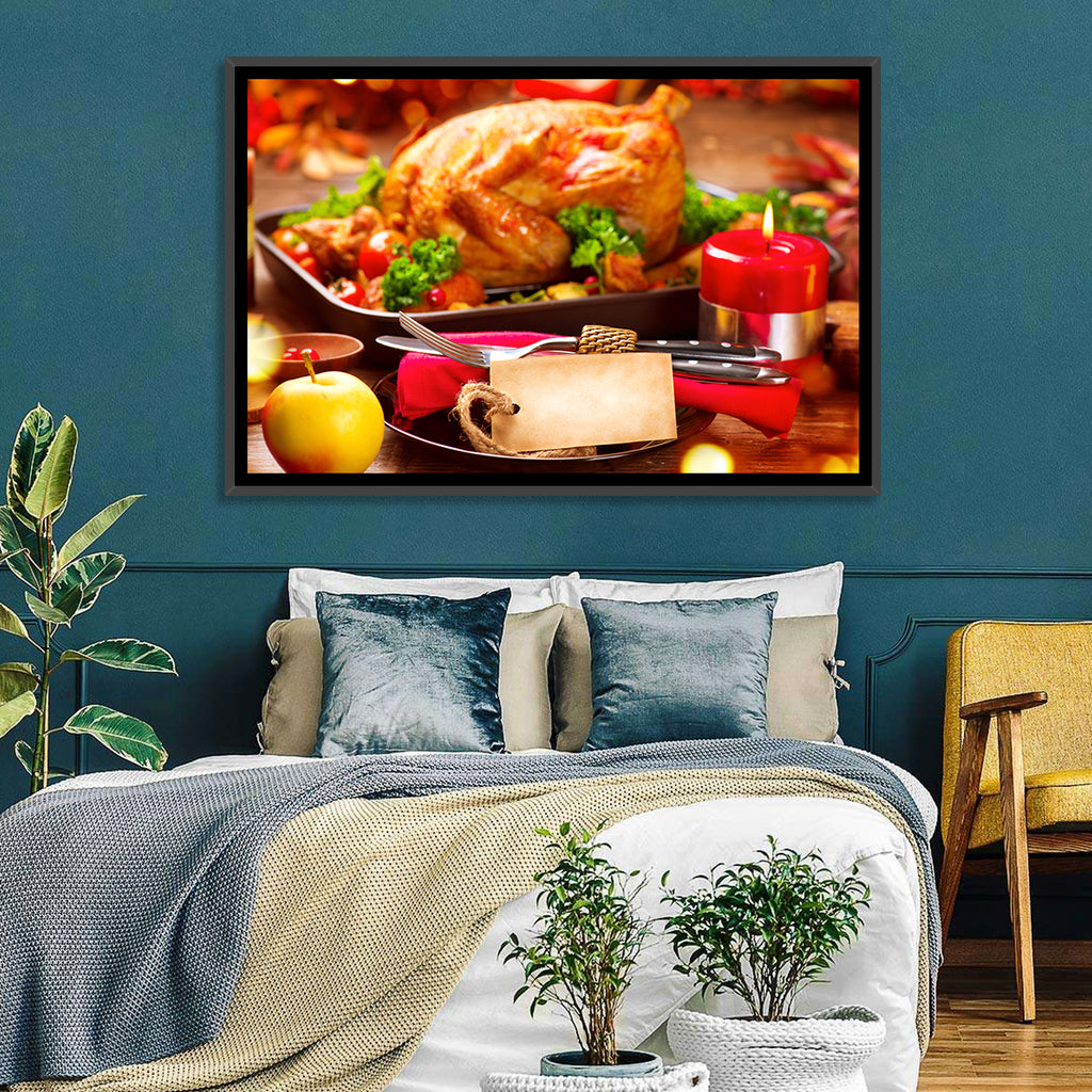 Roasted Turkey Holiday Still Life Wall Art
