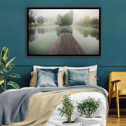 Foggy Lake Wall Art